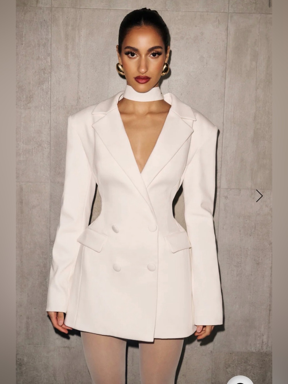 Babyboo Elvira Mini Dress - Ivory size S